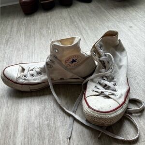 White high top converse